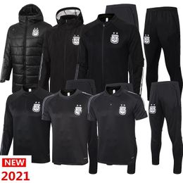 2021 Argentina chándal chaqueta de fútbol copa américa temporada 2022 MESSI DYBALA ICARDI Camisetas de futbol chaqueta de fútbol traje de entrenamiento