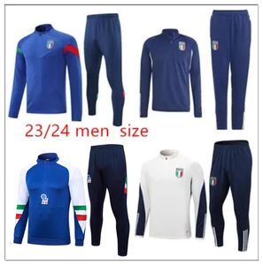 2425 CHIESA ITALIË voetbal trainingspakken survetement jassen kits sets calcio italiavoetbal RASPADORI VERRATTI BARELLA DONNARUMMA LORENZO POLITANO ZANIOLO MIRETTI