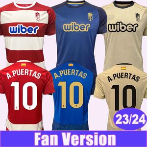 23 24 Granada A.PUERTAS Camisetas de fútbol para hombre CALLEJON UZUNI C. NEVA VICTOR DIAZ BICARD F.DIEDHIOU Local Visitante Tercera camiseta de fútbol