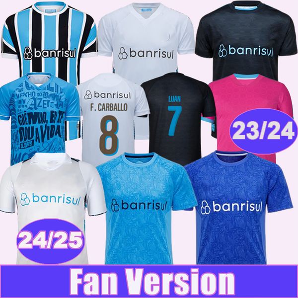 24 25 Gremio Ferreira Pepe Mens Soccer Jerseys 23 24 Geromel Suarez Kannemann F.Cristaldo Home Away 3rd Training Wear Editions spéciales Version conjointe Shirts de football