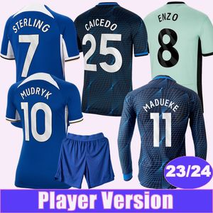 23 24 Version du joueur STERLING ENZO Maillots de football MUDRYK MADUEKE CHALOBAH NKUNKU Accueil Blue Away 3ème Maillot de football Uniformes à manches courtes