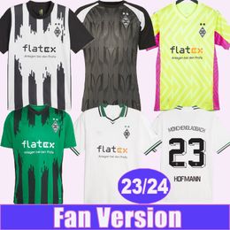 2023 24 Monchengladbach PLEA THURAM Voetbalshirts voor heren LAINER ELVEDI NEUHAUS STINDL HOFMANN Home Away 3d GK Training voetbalshirts