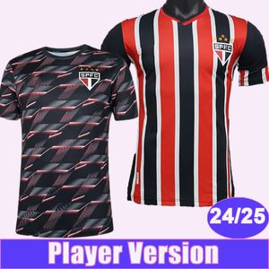 24 25 Sao Paulo Spelerversie Voetbalshirts voor heren RAFINHA LUCAS LUCIANO CALLERI ARBOLEDA NESTOR DIEGO COSTA L. GUSTAVO FERREIRA Uittrainingskleding Voetbalshirts