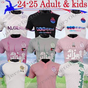 24 25 Algerije-spelerversie Mahrez voetbalshirts fans Maillot Algerie 2024 S-XXL Atal