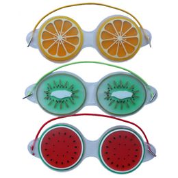 Gel de hielo Máscara para los ojos Máscaras para dormir Favor de la fiesta Compresa fría Lindos geles de frutas Alivio para la fatiga de los ojos Cuidado de enfriamiento Relajación