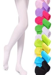 19 Kleuren Meisjes Panty Panty Kinderen Dans Sokken Snoep Kleur Kinderen Fluwelen Elastische Legging Kleding Baby Ballet Kousen1556734