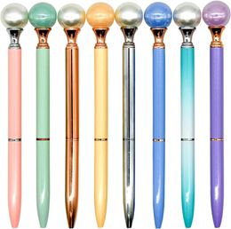 19 kleuren Nieuwe Pearl Metal Ballpoint voor schoolkantoor Stroductie Signature Business Pen Student Gifts