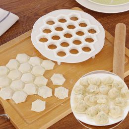 Artefacto de Dumpling de 19 agujeros para hombre perezoso, molde para el hogar, dispositivo para amasar Dumpling, herramientas de cocina