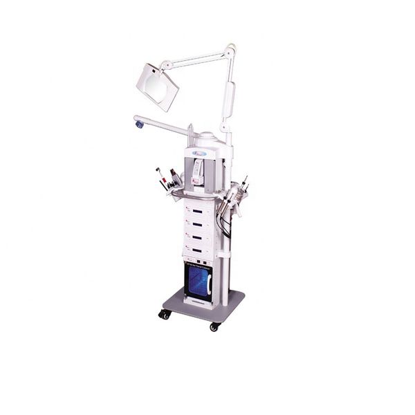 Machine de salon de beauté multifonctionnelle 19 en 1 pour épurateur de peau à ultrasons / dermabrasion au diamant et galvanique