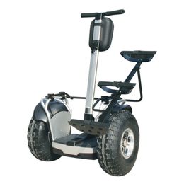 Scooter eléctrico de golf de 19 pulgadas Scooters de dos ruedas Big Wheel 60V 2400W Aplicación Off Road Electric-scooter Hoverboard Carrier de golfs