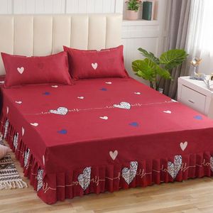 19 stijl beddengoed trendy huishoudelijke bed rok voor multiple size bedspread matras laken head health (nee inclusief kussensloop) F0064 210420