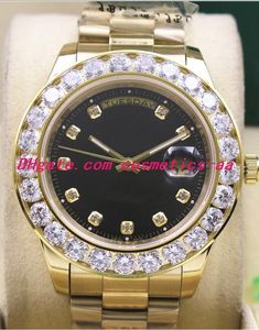 19 Estilo Relojes de mujer Bisel de diamante más grande Esfera de diamante para hombre 116238 41 mm Movimiento automático Zafiro Luminoso Reloj de pulsera para hombre con caja