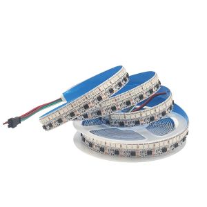 1903 IC RGB LED Strip Licht 5050 SMD Adresable Non-waterbestendig IP20 180LEDS/M External 1 IC-besturing 3 LED's Pixel LED-lichten DC12V