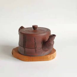 190 ml Jianshui Purple Clay Pure Handmade Tree Stump Tea Pot (Not Yixing Zisha) Kung Fu Tea Set Drinkware Tea Ceremonie