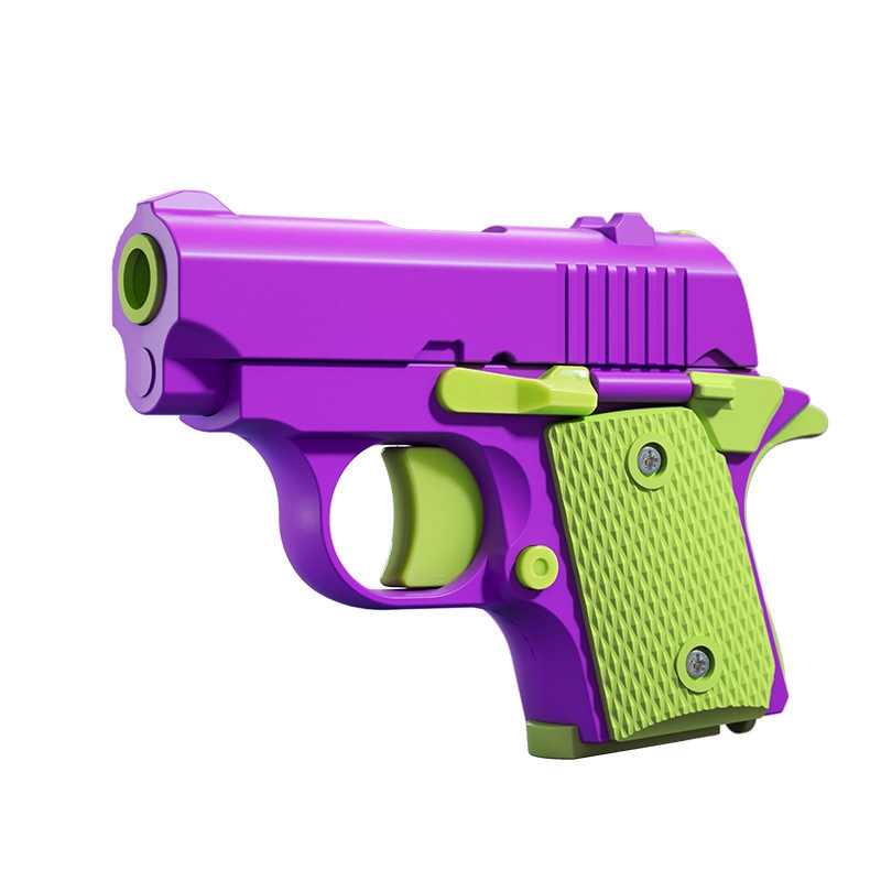 1911 3D Tryckt Small Pistol Fidget Toys Stress Relief Pistol Toy for Adults RelieVing ADHD Angst Toys For Friends Kids Gifts kan inte skjuta 3033