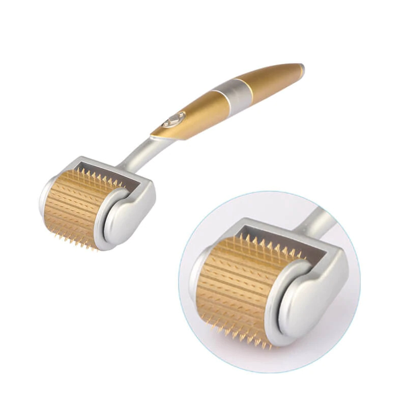 ZGTS 192 DERMA ROLLER TITANIUM MEZOROLLER MICRONEEDLE ROLLER FÖR FACE HUD CARE Hårförlustbehandling 0,2/0,25/0,3 mm hudvårdsverktyg