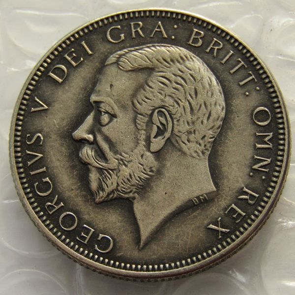 Copia de moneda de plata de Gran Bretaña, 1927, accesorios de decoración del hogar, 280v