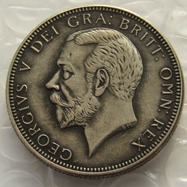 Copia de moneda de plata de Gran Bretaña, 1927, accesorios de decoración del hogar, Reino Unido, 251C