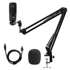 192KHZ / 24 BIT USB Microfoon voor PC 2021 Profesional Podcast Microfono Condensador USB Streaming YouTube Singing Recording Mic