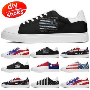 1942 Aangepaste schoenen skateboard schoenen liefhebbers diy schoenen Retro casual schoenen mannen vrouwen schoenen outdoor sneaker de sterren en de strepen roze groot formaat eur 35-48