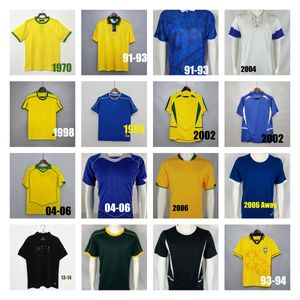 1957 70 91 93 98 04 06 PELE maillots de football rétro SANTOS spécial brasil Camiseta de futbol hommes enfants G.JESUS femmes chemise de football VINI JR RICHARLISON Brésil NEYMAR DE FOOT