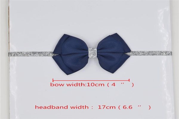 196 couleur nouveau bébé cheveux arc fleur bandeau argent ruban cheveux bande à la main bricolage cheveux accessoires pour enfants nouveau-né enfant en bas âge 30p7433647