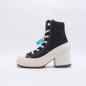 Converse thick soled raised canvas shoes【code ：L】limitée étoile mode chaussures décontractées femmes oxford chaussures vulcanisées