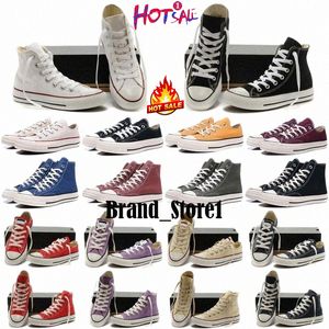 1970 Canvas Casual Shoes Mens Mens Womens Plateforme Classic All Star Sneaker Conversités 70 Chuck Triple Black White High Low Sport Sneakers