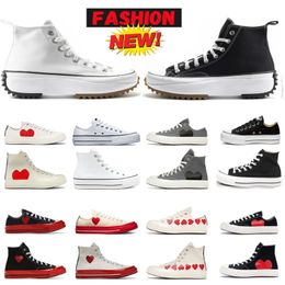 Designer Canvas Platform Shoes Sneaker Fond épais Conversity 1970s Noir Blanc Run Star Motion chaussures eur35-44 hommes femmes chaussures Canvas Shoes Sneaker