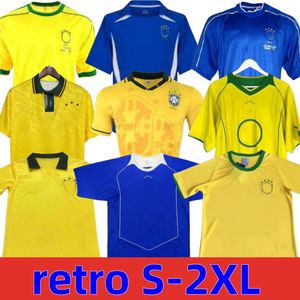 1978 1998 Brazilië retro voetbalshirts Carlos Romario Ronaldo Ronaldinho 2002 shirts VINI JR ADRIANO JOELINTON KAKA BraziLS 1988 2000 1957 2010 99 Voetbalshirt