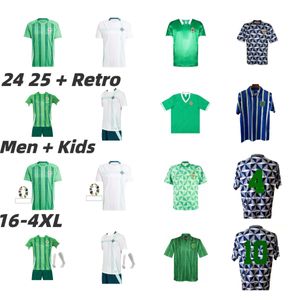 2024 2025 Irlanda del Norte Retro Soccer Jersey Vintage 1979 88 90 92 93 94 EVANS LEWIS SAVILLE DAVIS WHYTE LAFFERTY McNAIR MAILLOTS MEJOR CHARLES Camiseta de fútbol George