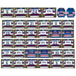 1980 Team USA K1 Jersey 3 KEN MORROW 23 DAVE CHRISTIAN 17 JACK O'CALLAHAN 6 BILL BAKER 25 BUZZ SCHNEIDER 5 MIKE RAMSEY MCCLANAHAN Hockey rare