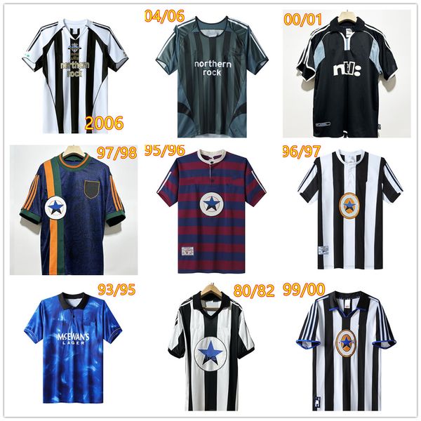 1982 93 95 97 99 Jersey de fútbol retro Milner Ginola Ferdinand Nosola Dado Beardsley 2003 05 06 SHARER Jersey conmemorativo especial