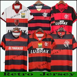 1982 Maillot de football rétro flamenco 1990 1995 1996 Accueil Cuvintage Chemises de football classiques GUERRERO DIEGO E.RIBEIRO Camisa de futebol