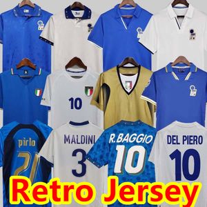 1982 Italie Retro soccer Jersey 1990 1996 1998 2000 HOME FOOTBALL 1994 Maldini Baggio Donadoni Schillaci Totti Del Piero 2006 Pirlo Inzaghi buffon
