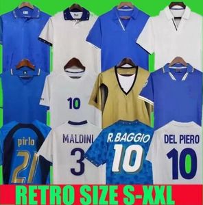 1982 It alyS Retro soccer Jersey 1990 1996 1998 2000 HOME FOOTBALL 1994 Maldini Baggio Donadoni Schillaci Totti Del Piero 2006 Pirlo Inzaghi buffon Cannavaro chemises