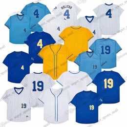 Maillots de baseball vintage 1982 4 Paul Molitor 19 Robin Yount Maillot blanc jaune blanc pour hommes