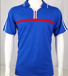 1984 1985 Französische Retro-Fußballtrikots Platini HENRY THURAM PIRER DESCHAMPS VINTAGE MAILLOT Uniform klassische Fußballtrikots Camisetas de Foot 2000