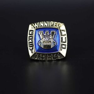 1984 Cfl Winnipeg blauwe bommenwerper voetbal grijze beker kampioenschap ring cadeau