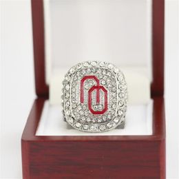 Bague de champion de l'Université d'Oklahoma, cadeau d'anniversaire, collection commémorative pour fans, 1985, 1987, 2015, 2600