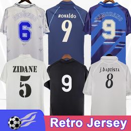 1986 2007 Raul Seedorf Mens Retro Soccer Jerseys Zidane R.Carlos Ramos Alonso Kaka 'Sergio Home Away 3rd White Football Shirts Adult Uniforms