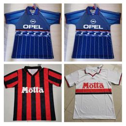 1988 1989 1990 1991 1992 1993 1994 1995 1996 1997 1998 Soccer Jersey Retro Vintage Voetbal Shirt Classic AC Maldini Milaan Van Basten Weah 9