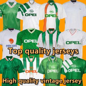 1988 1990 IRLAND Retro Soccer Jerseys Home 92 93 94 96 Classic Vintage Irish McGrath Duff Keane Staunton Houghton Mcateer Football Shirt 1992 1993 1994 1996 1997 2002