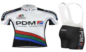 1988 PDM Ultima Chrome Cassettes Short Sleeve Cycling Jersey 19D Pad Pants Suit Men039S Summer MTB Pro Bicycling Shirts Maillot4913490