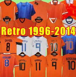 1988 Retro Soccer Jerseys Van Basten 1974 1984 1997 1998 1994 2002 BERGKAMP 96 97 98 02 Gullit Rijkaard DAVIDS maillot de football Seedorf Kluivert Pays-Bas