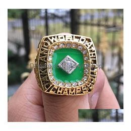 1989 Championnat du monde d'athlétisme des champions de baseball Bague Fan Hommes Cadeau de promotion de Noël Peut mélanger les styles Livraison directe Dhh0J