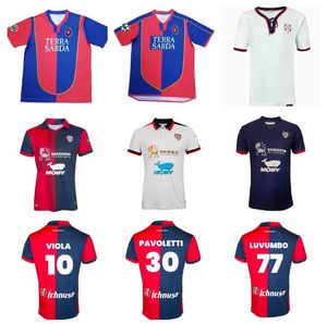 2003 2004 2005 Cagliari Calcio Soccer Jerseys 2023 2024 Nandez Viola Lapadula Zappa 03 04 05 Retro Suazo Zola Conti Godin Joao Pedro Pavoletti Maglie Da Football Shirt