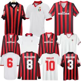 1990 1993 1994 Gullit Retro Soccer Jerseys Van Basten Rijkaard 1988 1989 Baresi Maldini Home Away Ac Vintage Classic Football Shirts