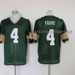 1990 Football Jersey Brett Favre Bart Starr Jerseys Gestikt elk naamnummer