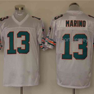 Maillot de football 1990 Dan Marino Csonka Griese Maillots cousus n'importe quel numéro de nom